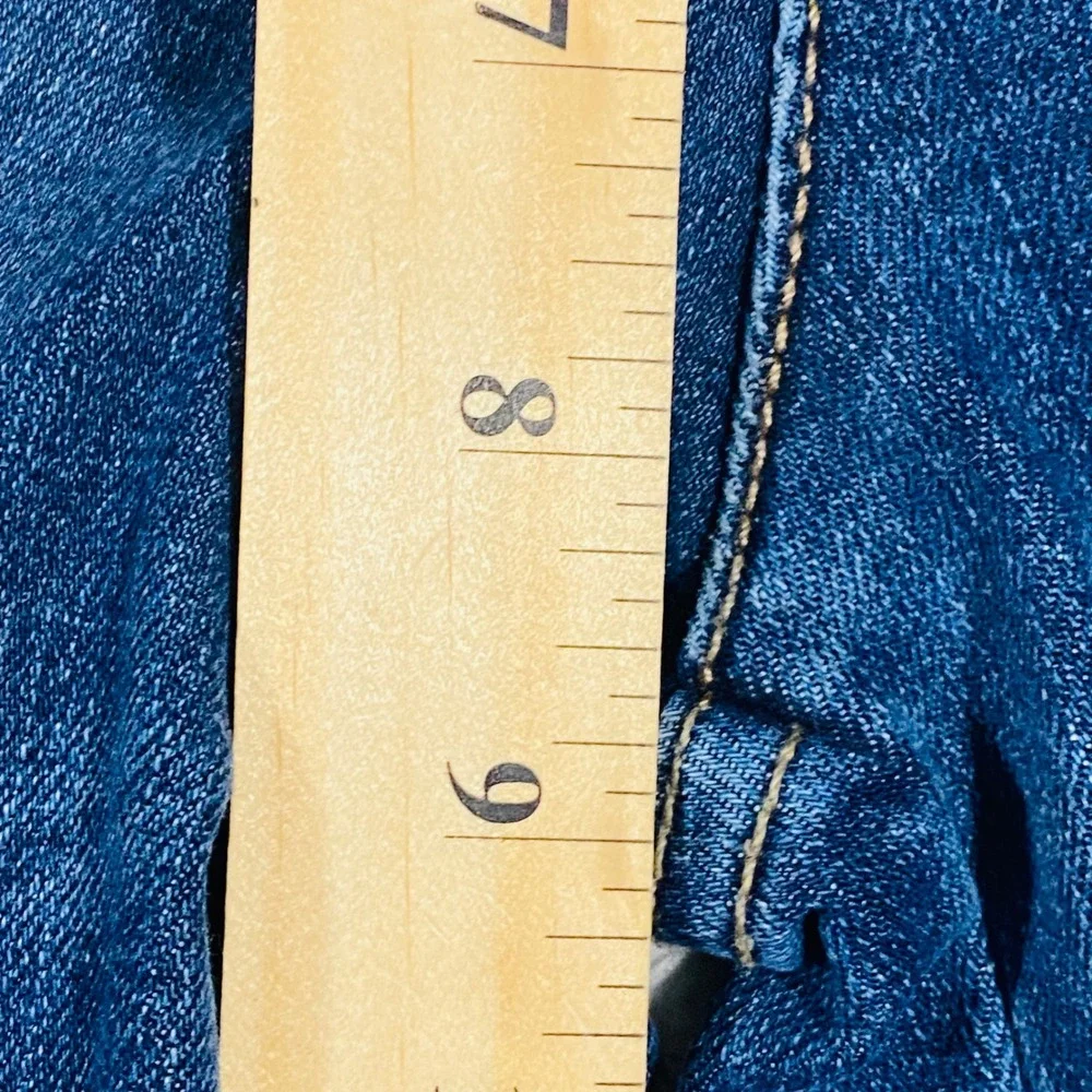 Liz Claiborne Skinny‎ Boyfriend Jeans Women 6P Blue Petite City Fit Capris
